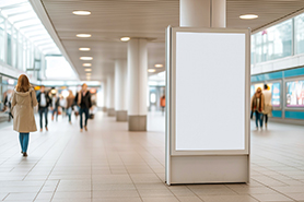 デジタルサイネージへの自動割り込み表示